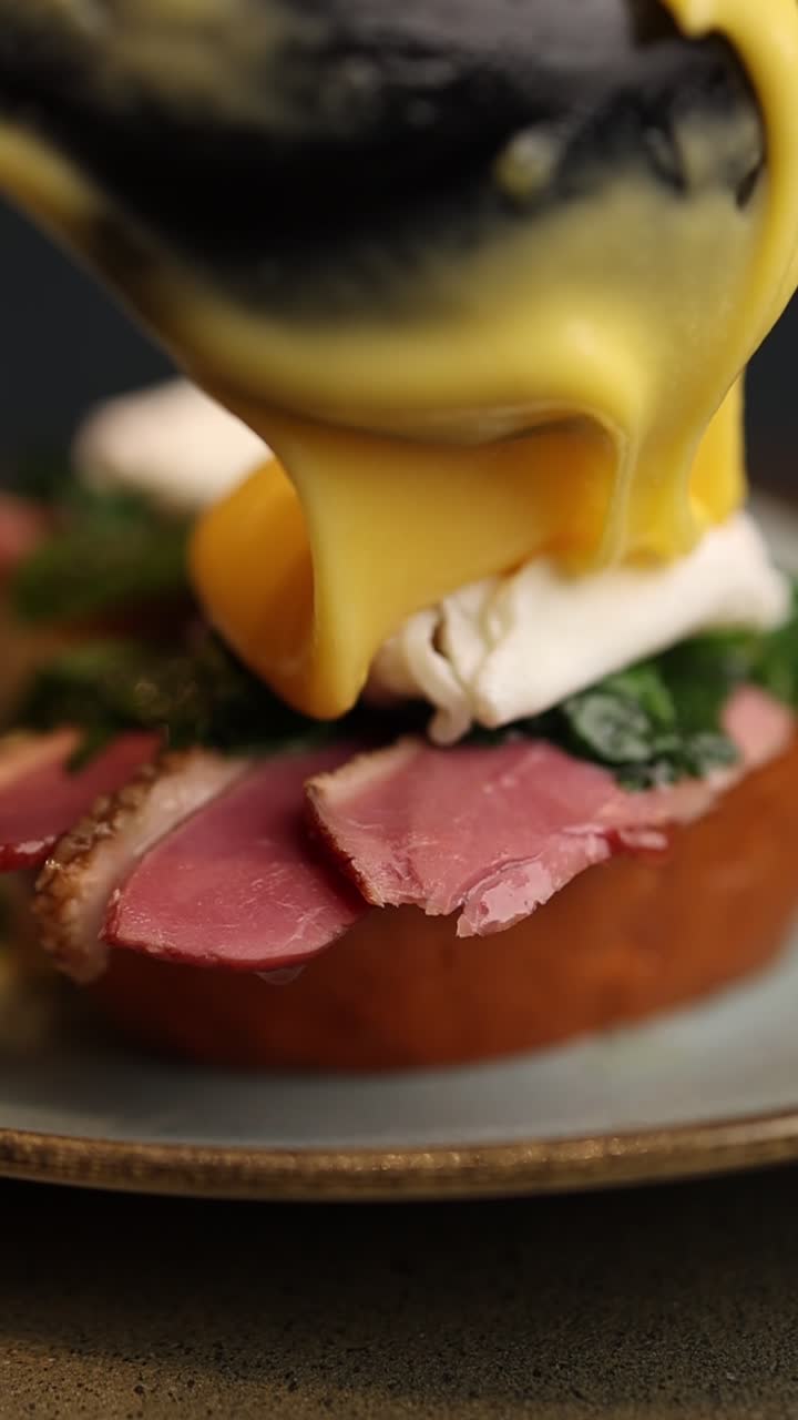 Eggs Benedict with Duck and Hollandaise Sauce