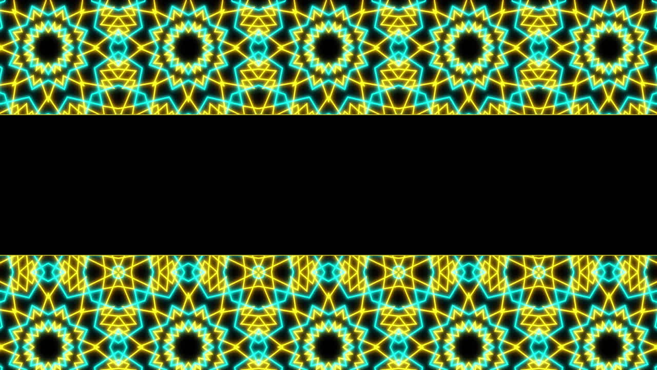 검은 바탕에 움직이는 모양과 검은 선의 애니메이션