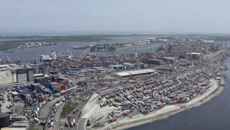 shipping port lagos drone 02