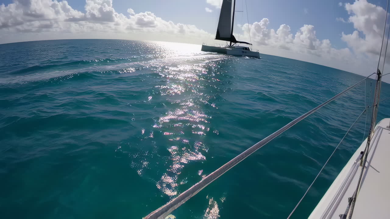 Sailing a Catamaran in the Caribbean