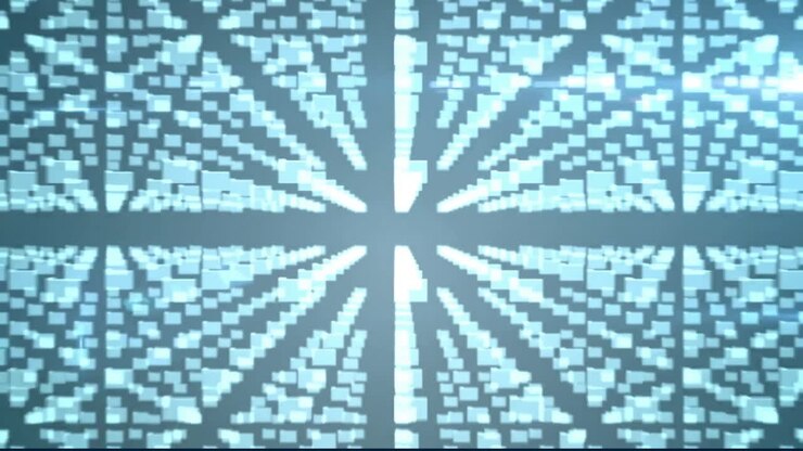 Animation of data processing over online security padlock