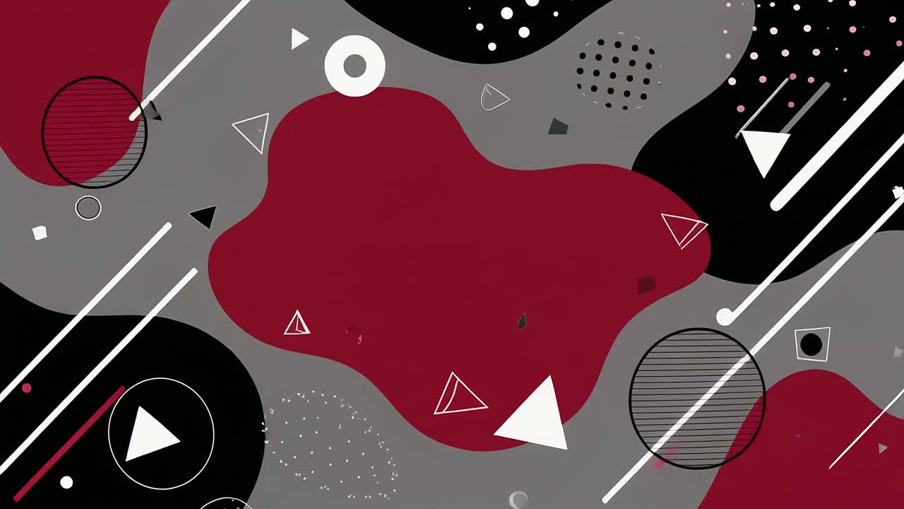 Dynamic Abstract Geometric Shapes Animated Background