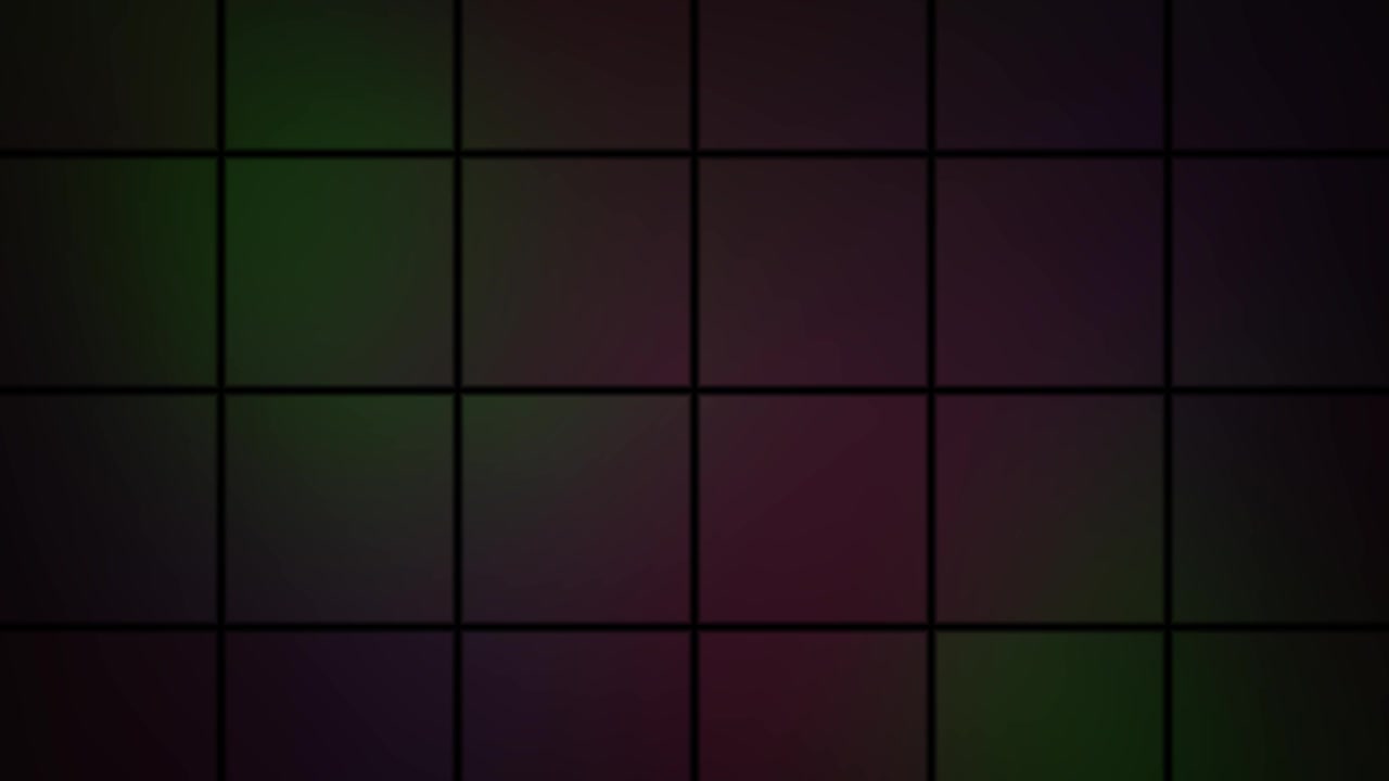 Abstract Grid with Shifting Green and Red Color Gradients
