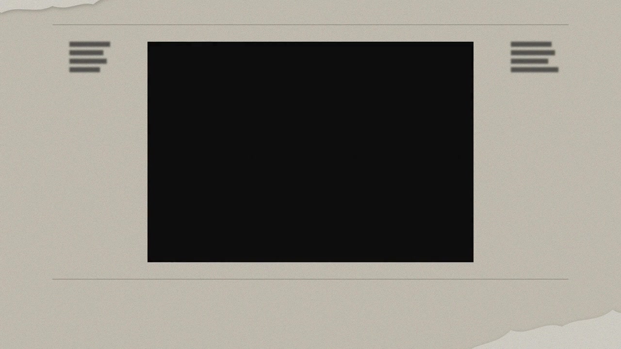 Minimalist Blank Video Template with Paper Texture Background