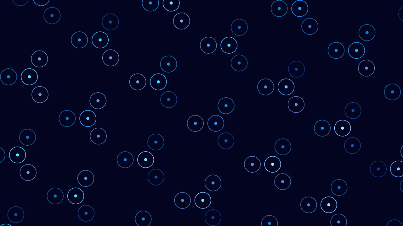 Circles of contrast black and white symmetrical pattern