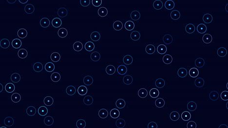 circles of contrast black and white symmetrical pattern