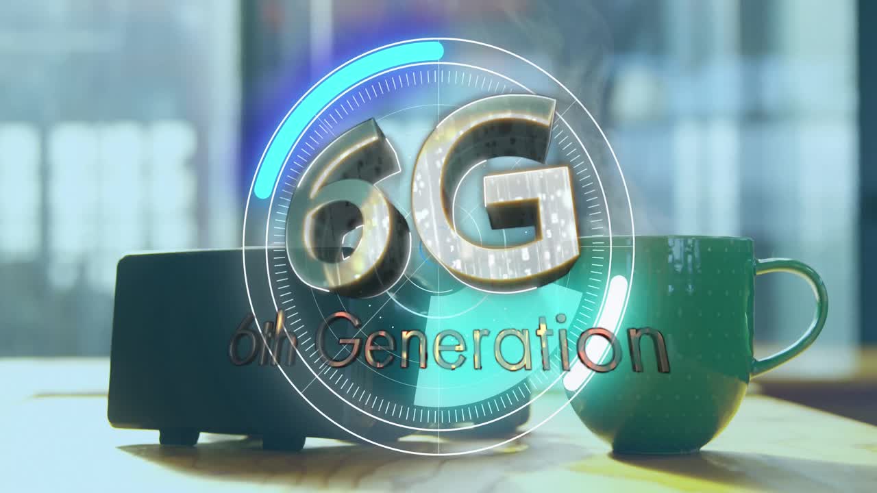 데이터 처리 및 vr 헤드 ⁇ 을 통해 6g 텍스트의 애니메이션