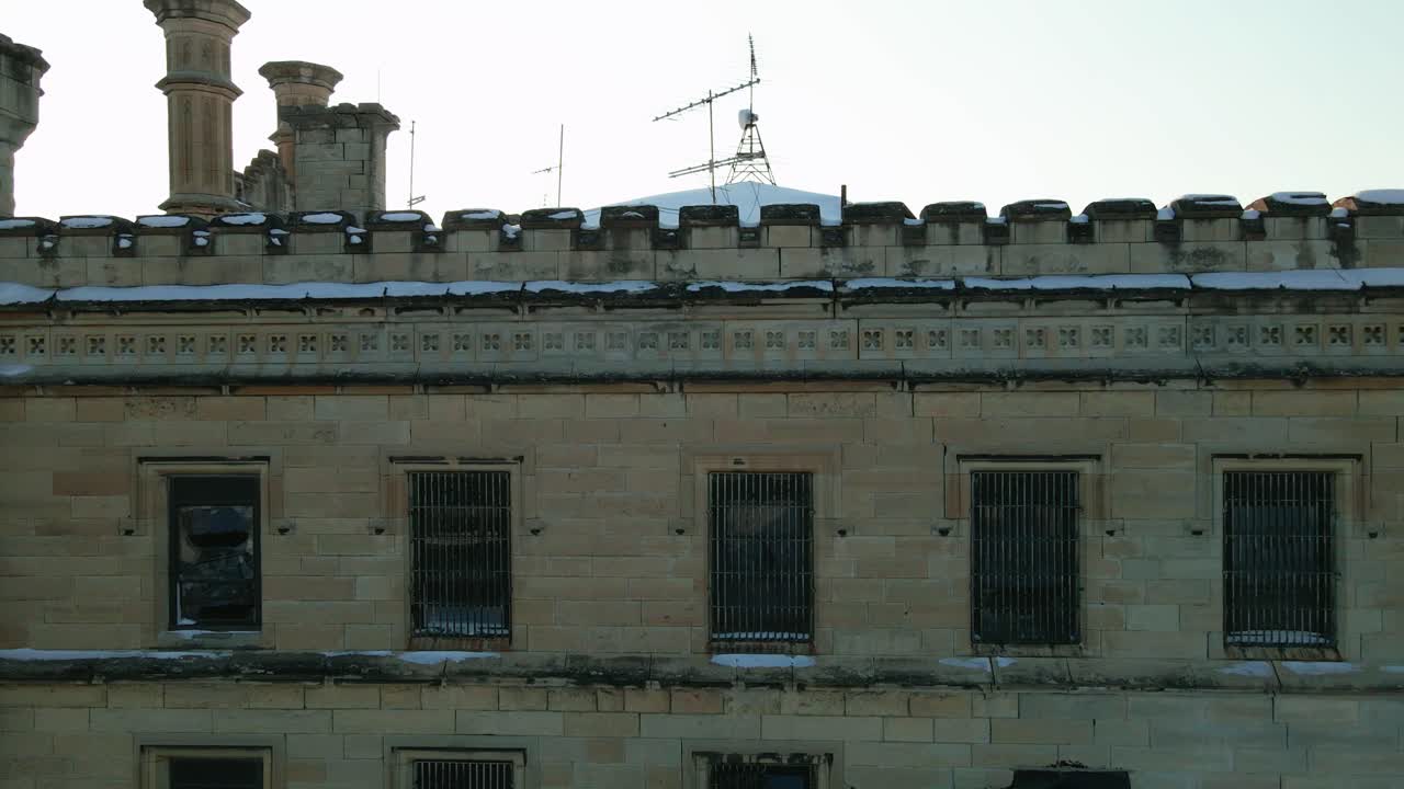 탈옥이 촬영된 오래된 감옥