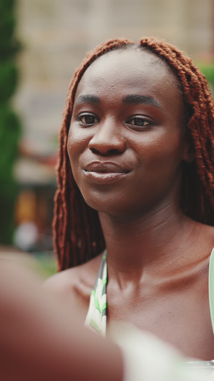 Portrait of a beautiful African woman
