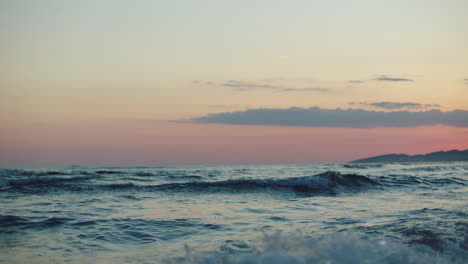 sunset over the ocean