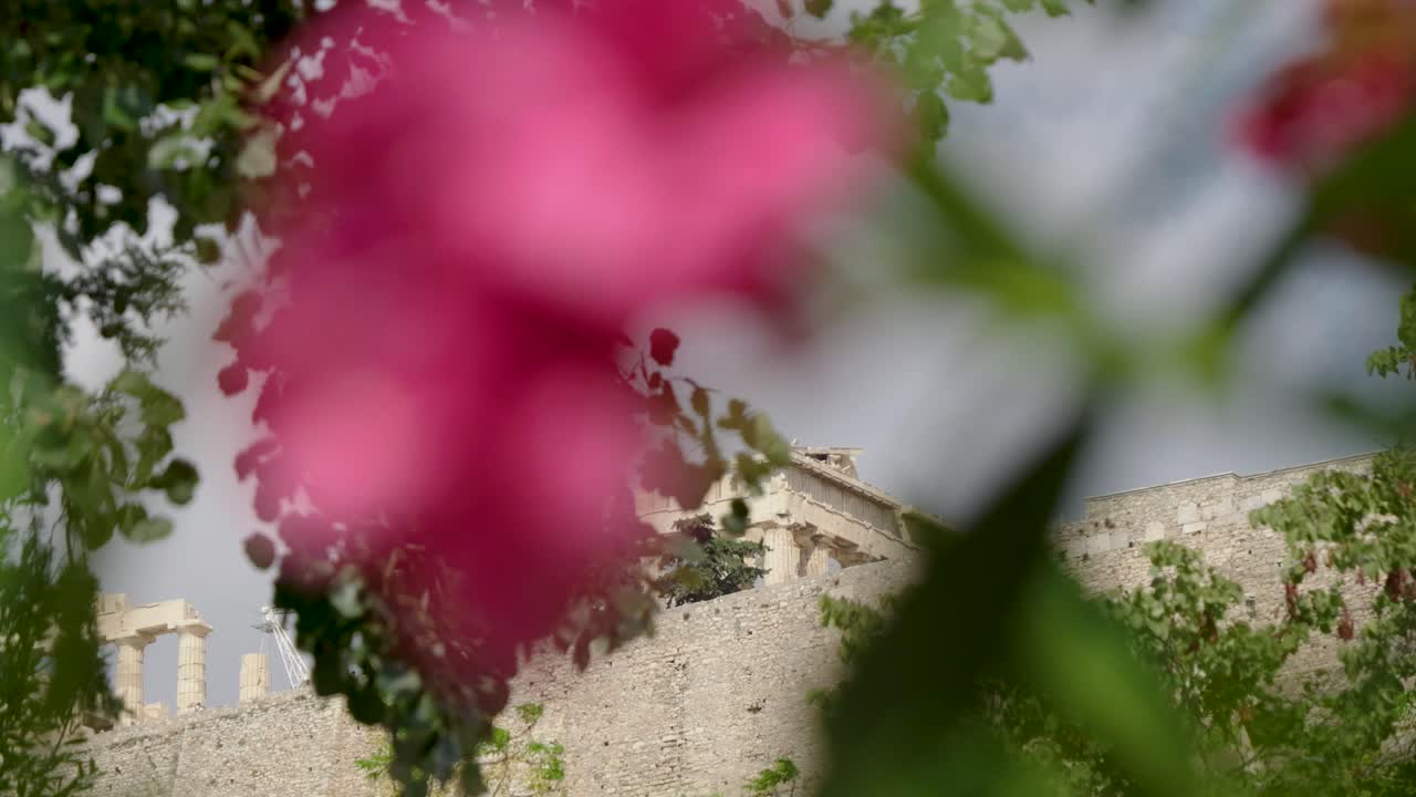 Ancient Ruins of the Acropolis in Athens, Greece