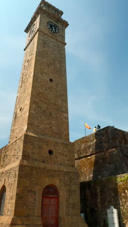 clock tower and fortress in sri lanka