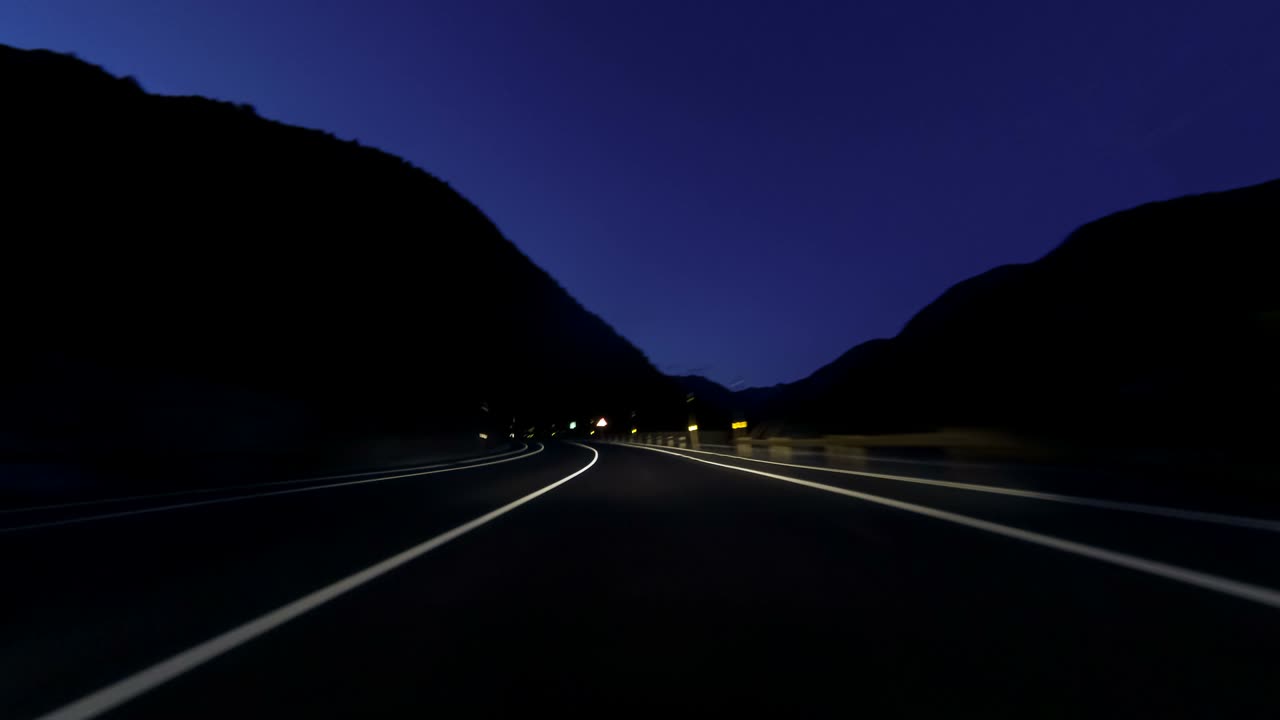 Guida veloce a "Vallnord"-"LLorts" (Andorra). Time Lapse.