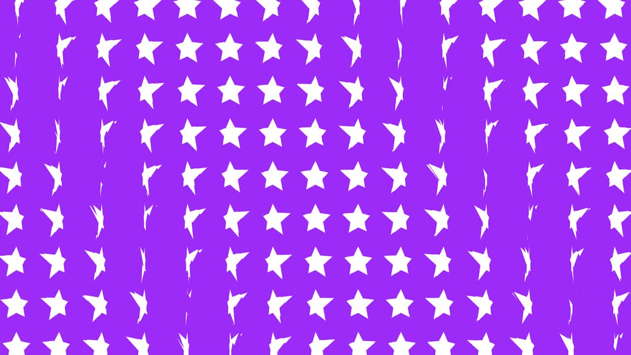 animación de onda en forma de estrella blanca en movimiento gráficos de movimiento