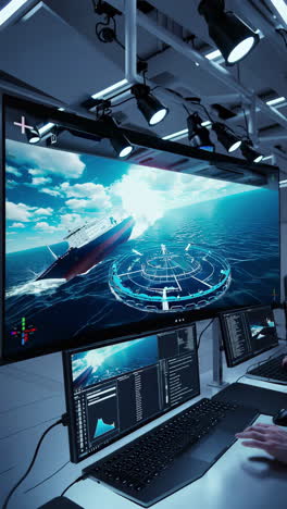 virtual ship navigation simulation training
