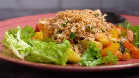 delicious tuna and vegetable salad