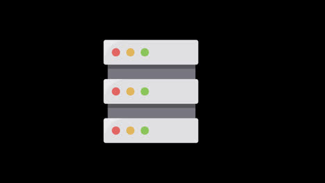 Animierte-Grafikanimation-Des-Datenbanksymbols-Mit-Alphakanal,-Transparentem-Hintergrund,-Prores-444