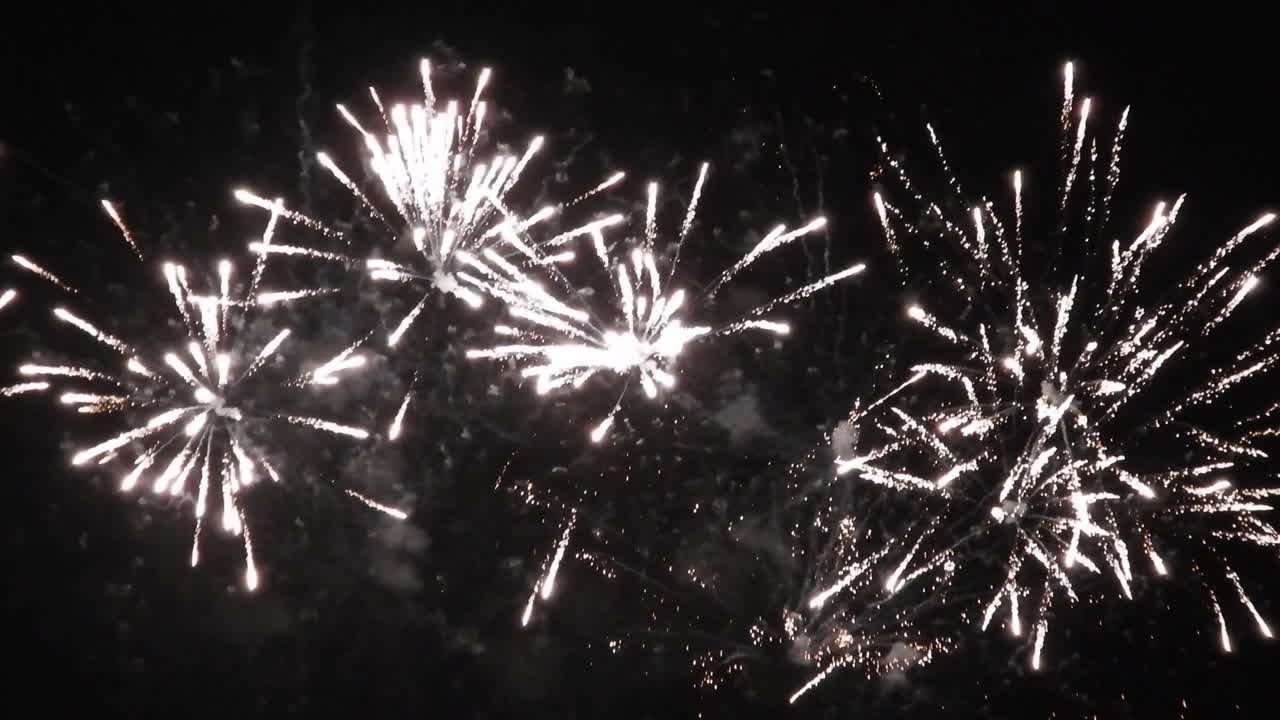 New year's eve fireworks celebration
