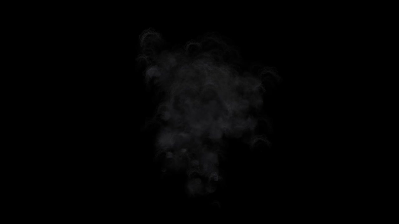 화재 폭발은 연기의 고리를 형성합니다.