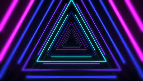 Motion-colorful-laser-neon-triangles-abstract-background