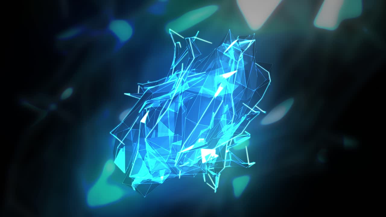 추상적인 기하학적 디지털 예술