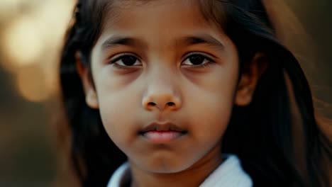 portrait of a young indian girl