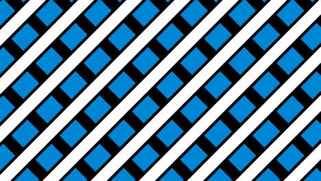 2D graphic video pattern that moves to the lower right with zoom, composed of designs and shapes with multicolored textures.