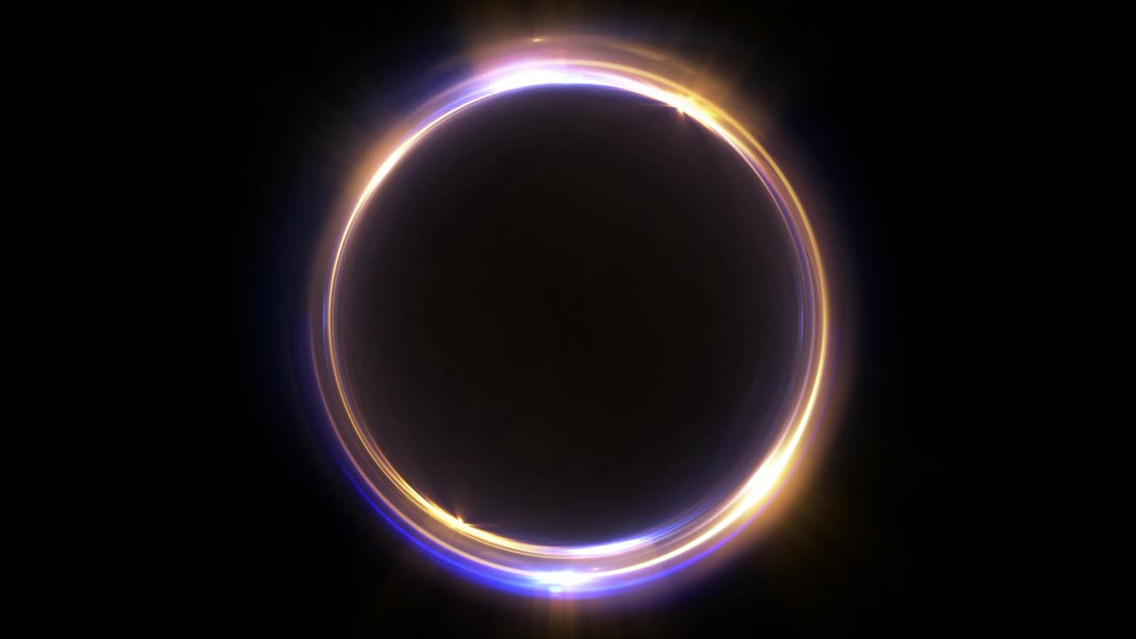 Abstract Circular Light Effect