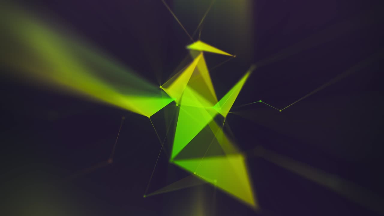 el plexo abstracto las formas de color el bucle de animación