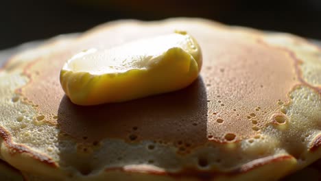 butter on pancakes