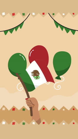 mexican flag celebration