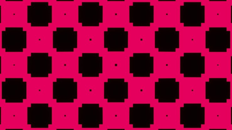 Sfondo astratto a mosaico di forme rosse e blu