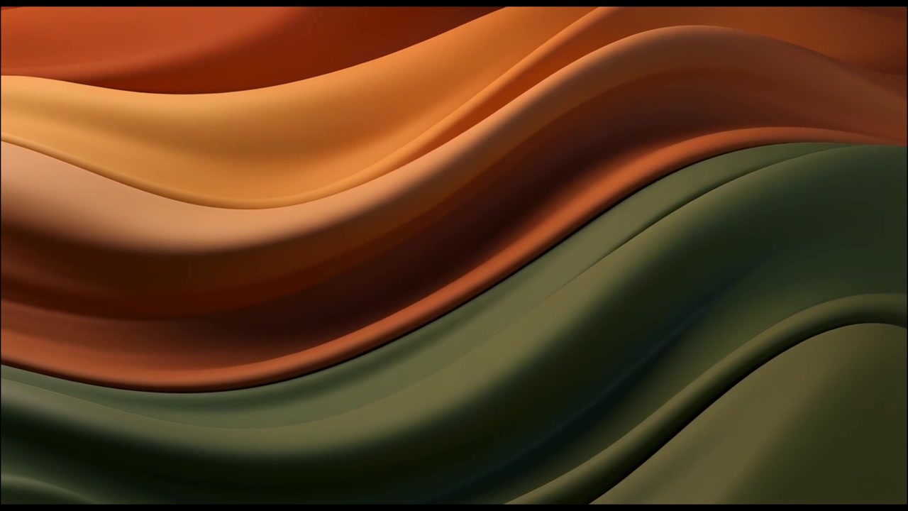 Abstract Background with Flowing Layers of Warm and Earthy Tones