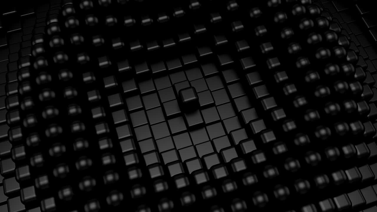 кубики превращаются в капсулы и образуют волну