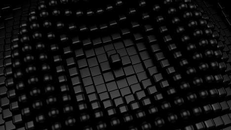 cubes turn into capsules and form a wave