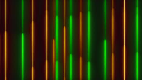 muchas líneas verticales de iluminación de neón, telón de fondo generado por computadora abstracta, renderizado en 3d