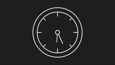 animation of white circle on black backgound, self drawn