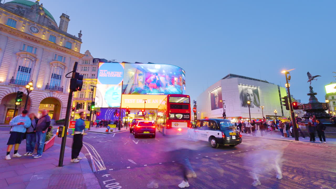 Piccadilly Circus at Dusk