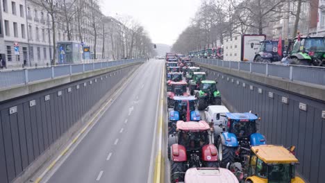 Flemish-farmers-protesting-against-forced-shrinking-of-livestock-and-measurements-to-cut-down-CO2-nitrogen-emissions---Brussels,-Belgium