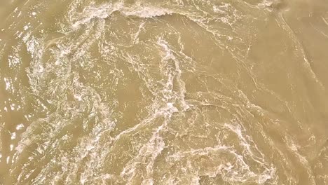 close-up view of swirling water patterns creating dynamic textures and movement.
