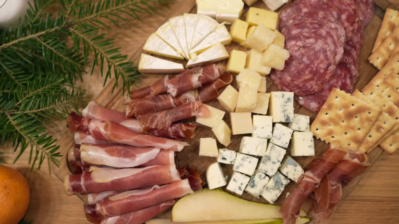 Festive Appetizer Platter and Table Setting