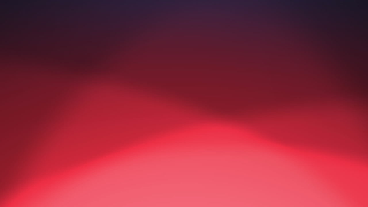 animación de símbolos de cruz en un patrón sin costuras y punto rojo de luz girando sobre fondo púrpura