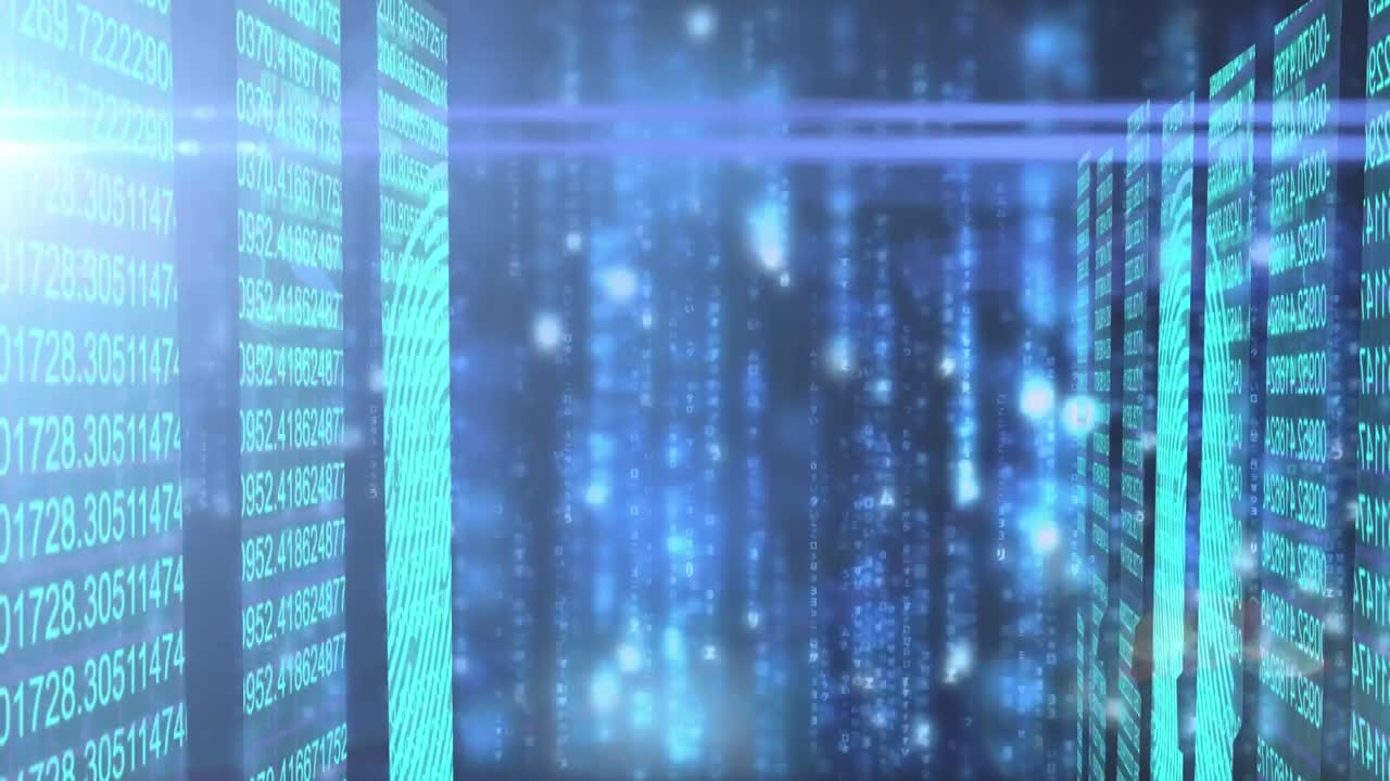 punti di luce contro l'elaborazione dei dati