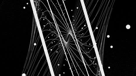 disegno geometrico astratto in bianco e nero