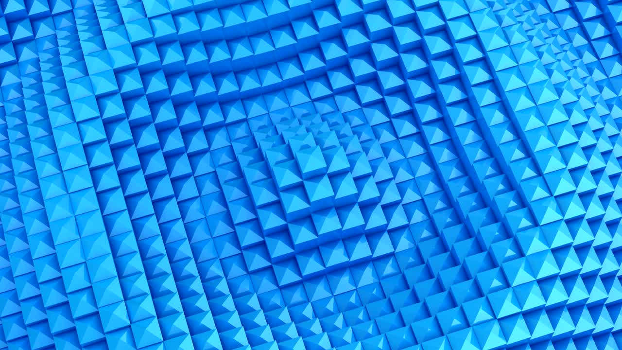 사각형은 파동을 형성했습니다.