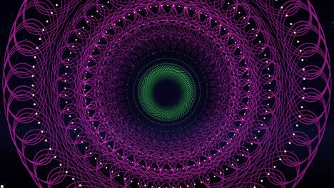 fondo de túnel circular abstracto en bucle, fondo de video de escenario para club nocturno, mapeo de proyección visual, video musical, programa de televisión, editores y vjs para pantallas led, fiesta o desfile de moda