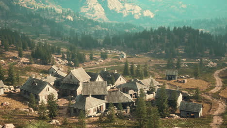 beautiful old houses in the mountains