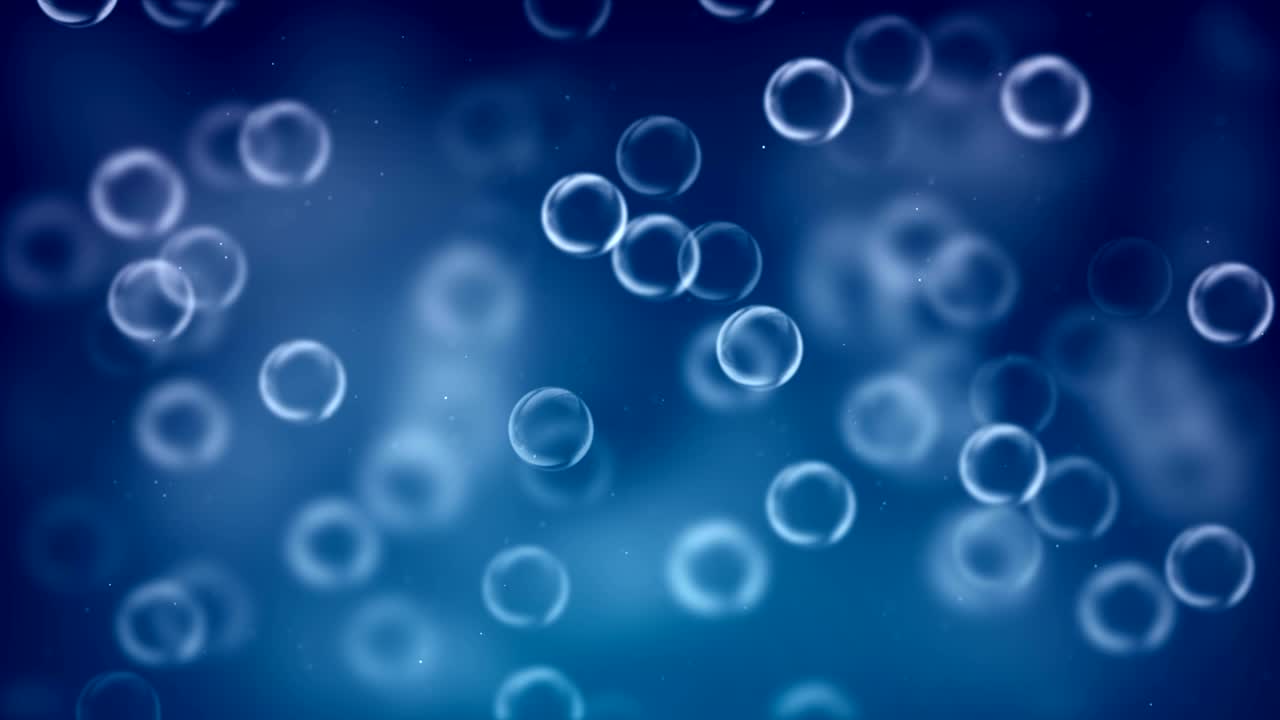 burbujas de colores (bucle sin costuras)