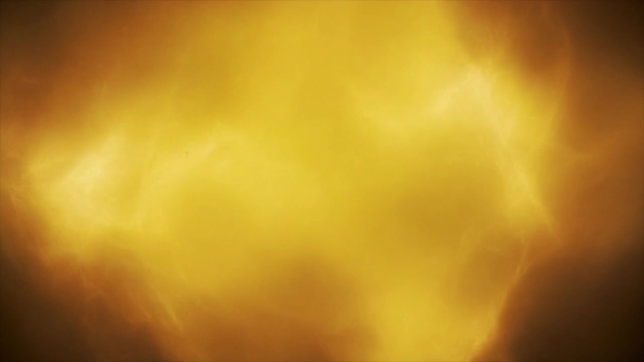 Fondo abstracto en movimiento de humo dorado resplandeciente y energía