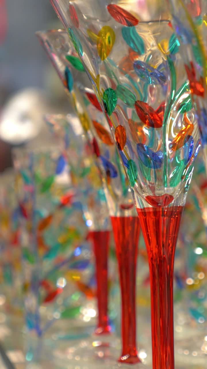 Colorful Decorative Stemware